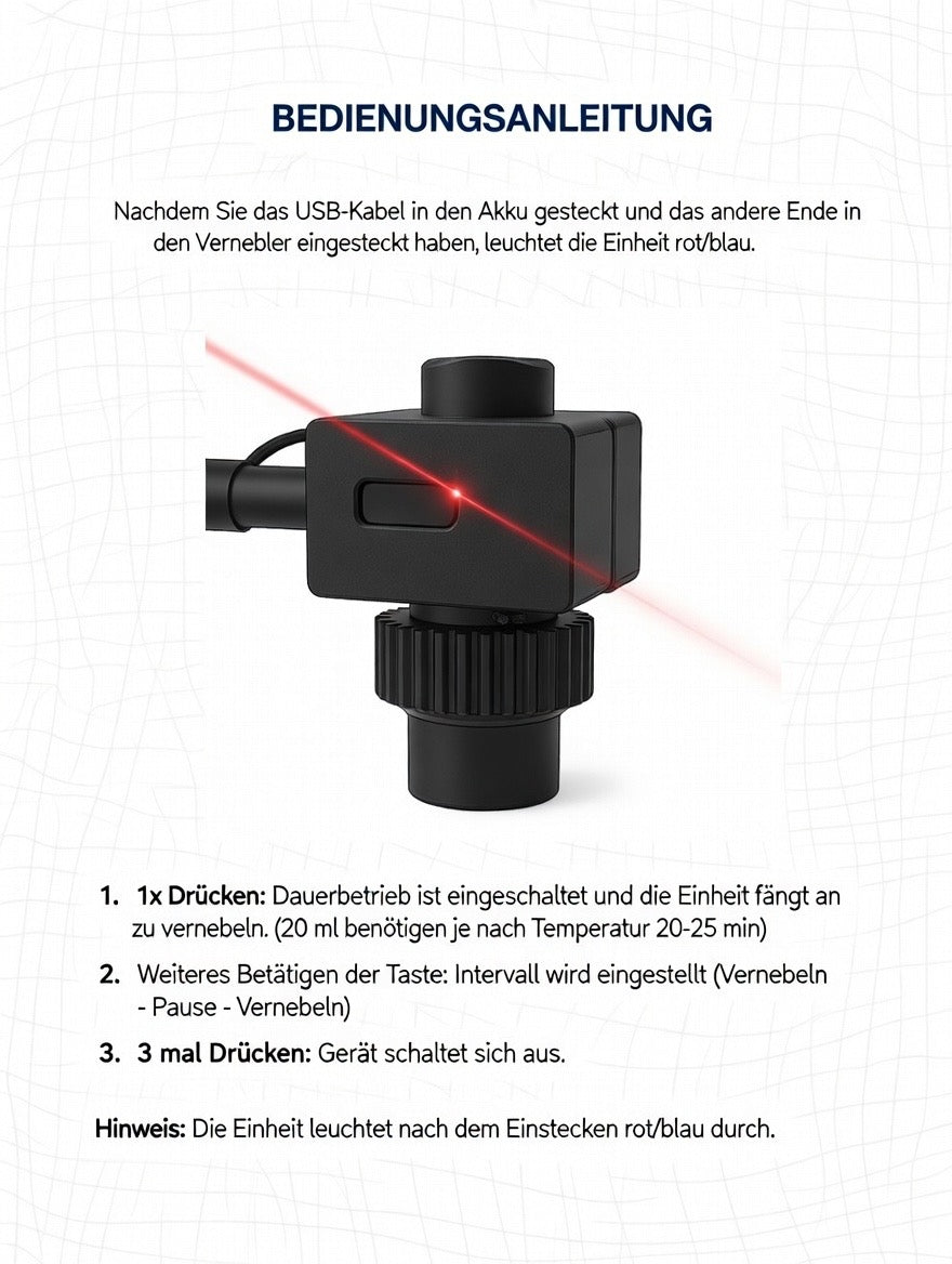Bedienungsanleitung Pferdeinhalator