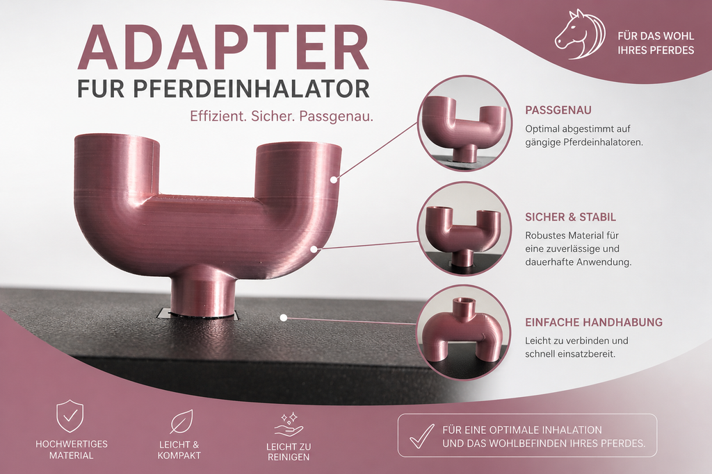 Doppel Adapter  Rose